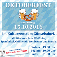 Günselsdorf Oktoberfest am 15.10.2016
