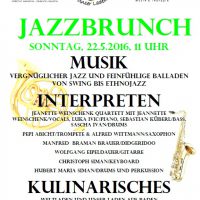 Jazzbrunch 22-Mai-2016 